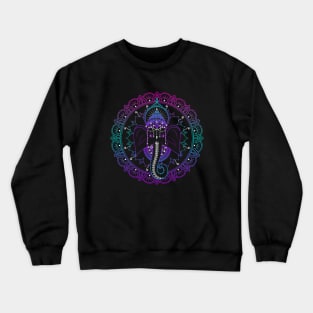 Ganesh multi color mandala Crewneck Sweatshirt